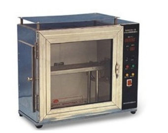 横の炎の試験装置、織物の燃焼性のテストの燃焼の特性