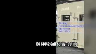 HV ケーブル アクセサリ用 IEC 61442 塩水噴霧試験機