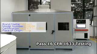 16 CFR 1633 マットレス燃焼性試験装置