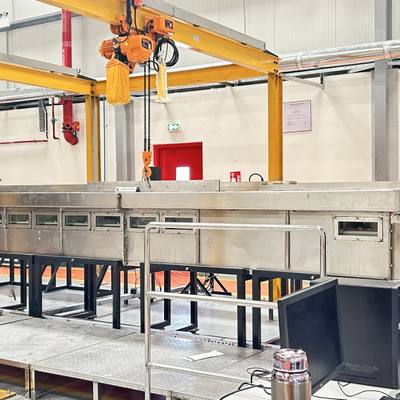 ASTM E84 火炎伝播試験室プレナム ケーブル煙密度 UL910 シュタイナー トンネル 7.6m