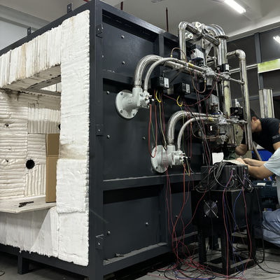 防火コーティング小サンプル耐火試験機