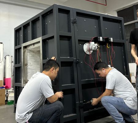 セラミックウール材料用小型火災評価炉試験機