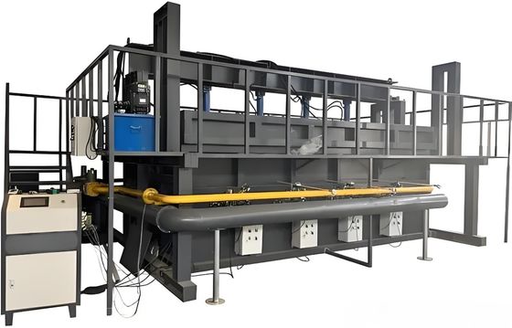 横軸部品の耐火性試験炉