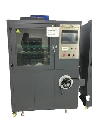プラスチックの試験 ステップレス調節可能な試験電圧100V-6000Vの電気痕跡耐腐食試験機械