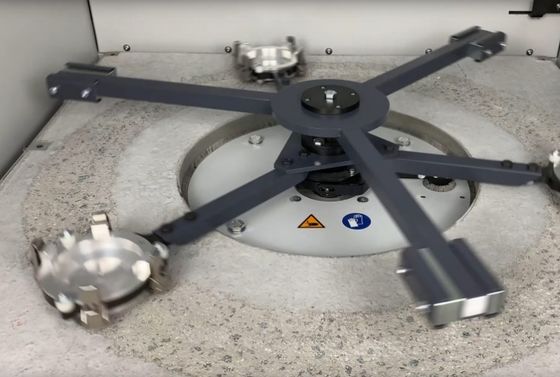 モーターバイク保護衣類 DAM ダルムシュタット 摩耗試験機 ハウスラボ試験装置