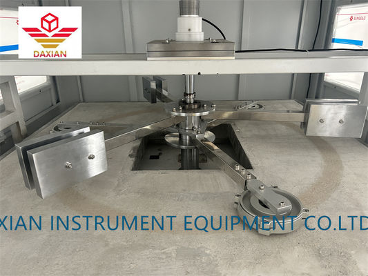 ハウスラボテスト装置 オートバイ保護衣類 DAM ダルムシュタット 摩耗試験機