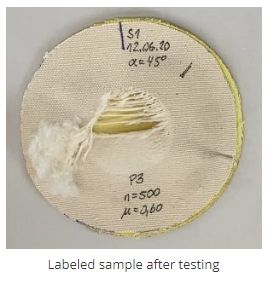 ダルムシュタットマシン オートバイ保護摩耗試験装置 EN17092-1