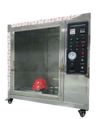 Helmet flame retardant performance test device