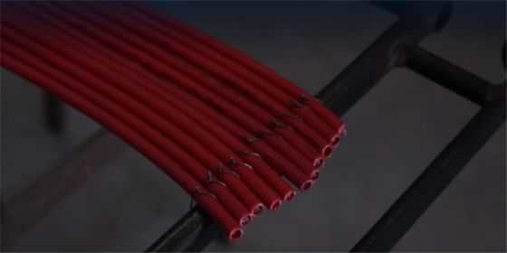 IEC60332-3-10規格ケーブルおよび光ケーブル試験機