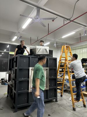 耐火被覆鋼構造耐火被覆試験炉ISO834-1内部試験